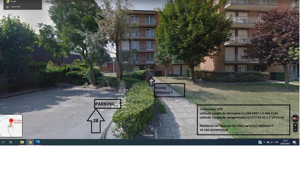 Opaline T3 Lumineux Avec Patio Et Parking Prive Apartment Dunkirk Exterior photo